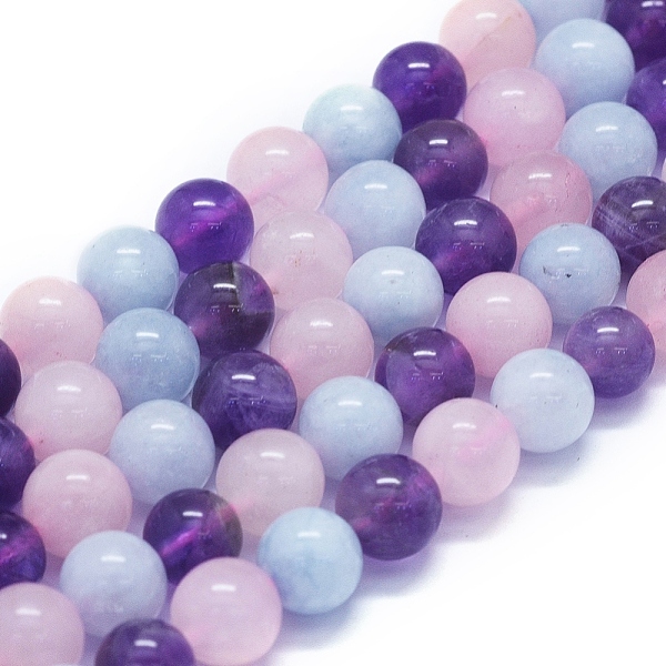 PandaHall Natural Rose Quartz & Amethyst & Aquamarine Beads Strands, Round, 8mm, Hole: 1mm, about 48~49pcs/Strand, 15.35 inch(39cm) Other...
PandaHall Natural Rose Quartz & Amethyst & Aquamarine Beads Strands, Round, 8mm, Hole: 1mm, about 48~49pcs/Strand, 15.35 inch(39cm) Other...