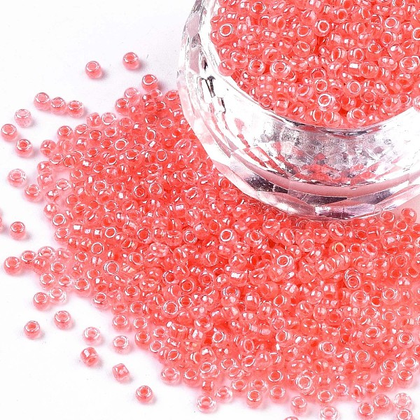 PandaHall 12/0 Glass Seed Beads, Transparent Inside Colours Luster, Round Hole, Round, Pale Violet Red, 12/0, 2~2.5x1.5~2mm, Hole: 0.8mm...
PandaHall 12/0 Glass Seed Beads, Transparent Inside Colours Luster, Round Hole, Round, Pale Violet Red, 12/0, 2~2.5x1.5~2mm, Hole: 0.8mm...