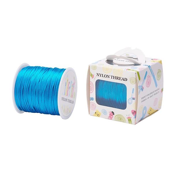 PandaHall Nylon Thread, Rattail Satin Cord, Dodger Blue, 1.0mm, about 76.55 yards(70m)/roll Nylon Blue
PandaHall Nylon Thread, Rattail Satin Cord, Dodger Blue, 1.0mm, about 76.55 yards(70m)/roll Nylon Blue
