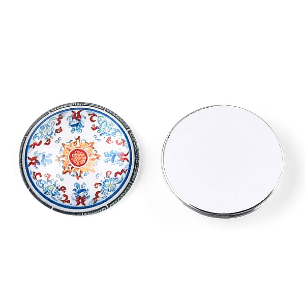 PandaHall Glass Cabochons, Half Round with Kaleidoscope Pattern, Colorful, 25x7.5mm Glass Half Round Multicolor
PandaHall Glass Cabochons, Half Round with Kaleidoscope Pattern, Colorful, 25x7.5mm Glass Half Round Multicolor