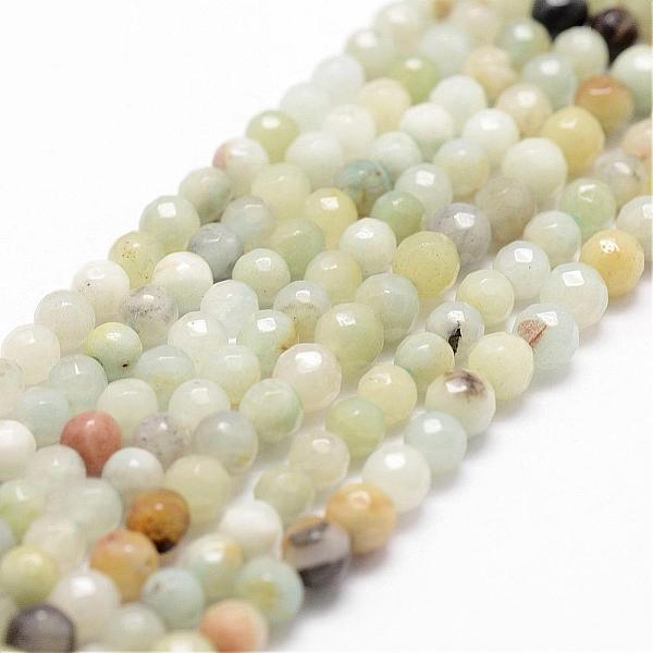 PandaHall Natural Flower Amazonite Beads Strands, Faceted, Round, 4~4.5mm, Hole: 0.8mm, about 86~96pcs/strand, 14.9 inch~15.1 inch Flower...
PandaHall Natural Flower Amazonite Beads Strands, Faceted, Round, 4~4.5mm, Hole: 0.8mm, about 86~96pcs/strand, 14.9 inch~15.1 inch Flower...