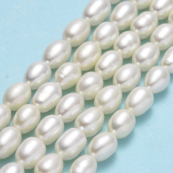 PandaHall Natural Cultured Freshwater Pearl Beads Strands, Rice, Linen, 6~7.5x4.8~5.3mm, Hole: 0.5mm, about 56~57pcs/strand, 14.17~14.57''..., Brown
PandaHall Natural Cultured Freshwater Pearl Beads Strands, Rice, Linen, 6~7.5x4.8~5.3mm, Hole: 0.5mm, about 56~57pcs/strand, 14.17~14.57''..., Brown