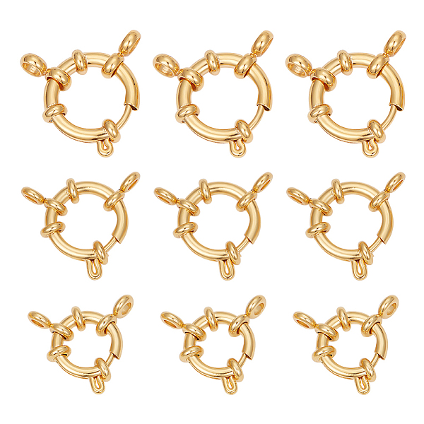 PandaHall UNICRAFTALE 9 Pcs 3 Styles Spring Ring Clasps Stainless Steel Spring Clasps 24K Gold Plated Round Clasps for Necklaces Bracelet...
PandaHall UNICRAFTALE 9 Pcs 3 Styles Spring Ring Clasps Stainless Steel Spring Clasps 24K Gold Plated Round Clasps for Necklaces Bracelet...