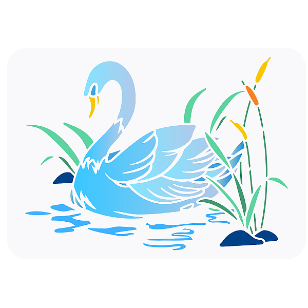 PandaHall Plastic Drawing Painting Stencils Templates, for Painting on Scrapbook Fabric Tiles Floor Furniture Wood, Rectangle, Swan Pattern...
PandaHall Plastic Drawing Painting Stencils Templates, for Painting on Scrapbook Fabric Tiles Floor Furniture Wood, Rectangle, Swan Pattern...