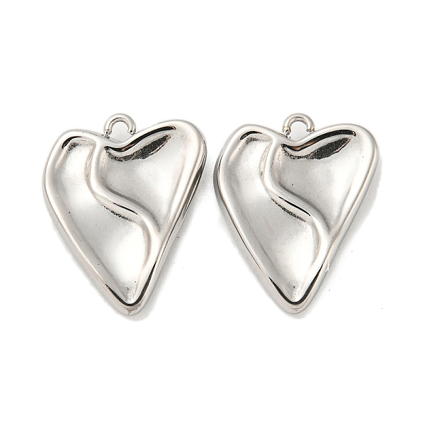 PandaHall 304 Stainless Steel Pendants, Heart Charm, Stainless Steel Color, 19x15x3mm, Hole: 1.4mm 304 Stainless Steel Heart
PandaHall 304 Stainless Steel Pendants, Heart Charm, Stainless Steel Color, 19x15x3mm, Hole: 1.4mm 304 Stainless Steel Heart