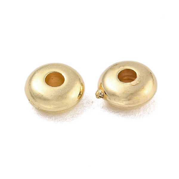 PandaHall CCB Plastic Spacer Beads, Flat Round, Golden, 4x1.8mm, Hole: 1.2mm Plastic Flat Round
PandaHall CCB Plastic Spacer Beads, Flat Round, Golden, 4x1.8mm, Hole: 1.2mm Plastic Flat Round