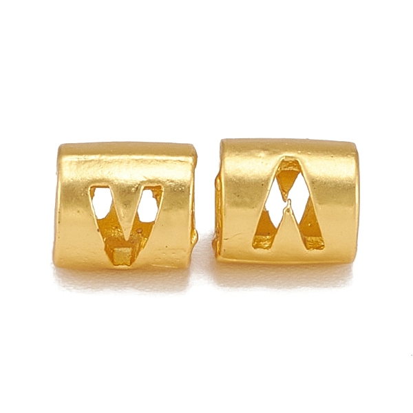 PandaHall Alloy Hollow Pendant Beads, Barrel with Letter, Matte Gold Color, Letter.V, 6.5x5mm, Hole: 3.5mm Alloy Letter V
PandaHall Alloy Hollow Pendant Beads, Barrel with Letter, Matte Gold Color, Letter.V, 6.5x5mm, Hole: 3.5mm Alloy Letter V