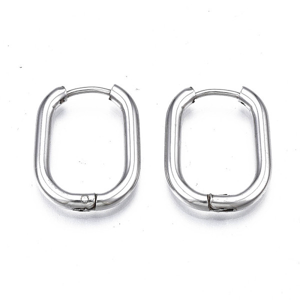 PandaHall 201 Stainless Steel Oval Hoop Earrings, with 304 Stainless Steel Pins, Hinged Earrings for Women, Stainless Steel Color...
PandaHall 201 Stainless Steel Oval Hoop Earrings, with 304 Stainless Steel Pins, Hinged Earrings for Women, Stainless Steel Color...