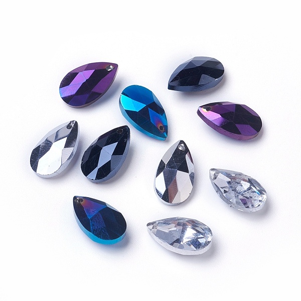 PandaHall Faceted Glass Pendants, teardrop, Mixed Color, 15x9.5x5.5mm, Hole: 1mm Glass Teardrop Multicolor
PandaHall Faceted Glass Pendants, teardrop, Mixed Color, 15x9.5x5.5mm, Hole: 1mm Glass Teardrop Multicolor