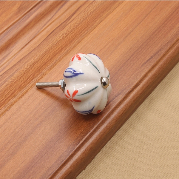 PandaHall Flower Pattern Porcelain Drawer Knobs, with Metal Finding, Pumpkin Cabinet Handle, Red, 40x26mm Porcelain Flower Red
PandaHall Flower Pattern Porcelain Drawer Knobs, with Metal Finding, Pumpkin Cabinet Handle, Red, 40x26mm Porcelain Flower Red