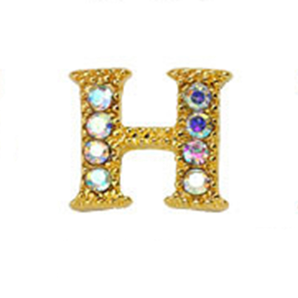 PandaHall Alloy Gold Rhinetone Letters Nail Stud Cabochons, 3D Capital Alphabet, for Women Girls DIY Making Nail Art Design, Letter.H..., Clear
PandaHall Alloy Gold Rhinetone Letters Nail Stud Cabochons, 3D Capital Alphabet, for Women Girls DIY Making Nail Art Design, Letter.H..., Clear