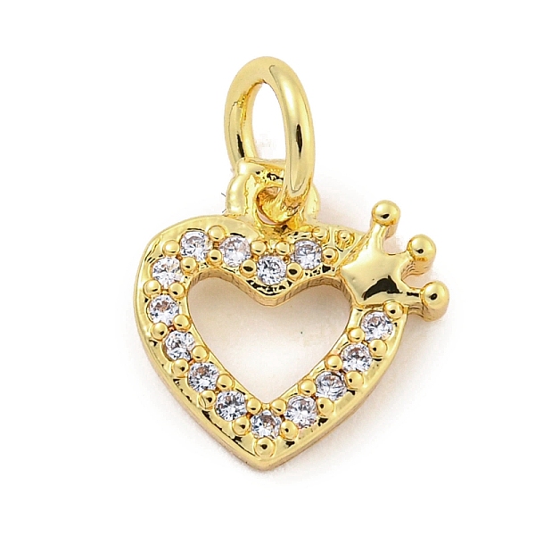PandaHall Rack Plating Brass Micro Pave Clear Cubic Zirconia Pendants, with Jump Rings, Long-Lasting Plated, Lead Free & Cadmium Free, Heart...
PandaHall Rack Plating Brass Micro Pave Clear Cubic Zirconia Pendants, with Jump Rings, Long-Lasting Plated, Lead Free & Cadmium Free, Heart...