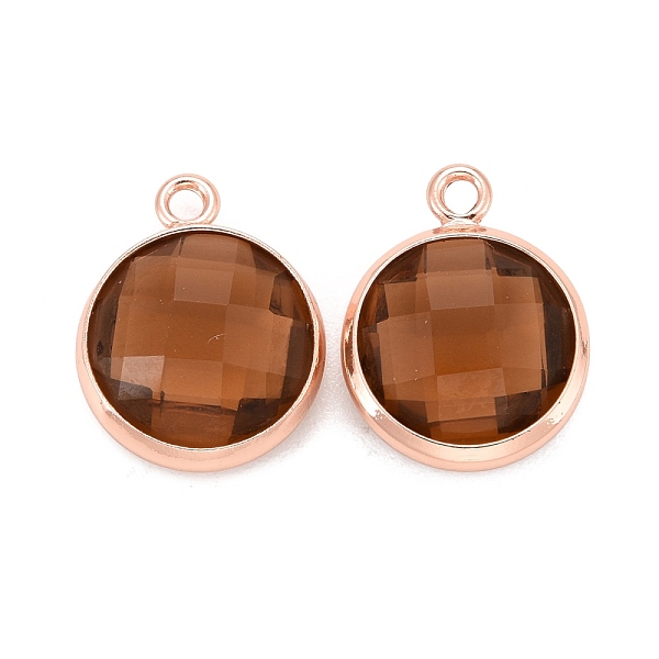 PandaHall Glass Charms, with Rose Gold Plated Brass Findings, Long-Lasting Plated, Lead Free & Nickel Free & Cadmium Free, Faceted Flat..., Multicolor
PandaHall Glass Charms, with Rose Gold Plated Brass Findings, Long-Lasting Plated, Lead Free & Nickel Free & Cadmium Free, Faceted Flat..., Multicolor