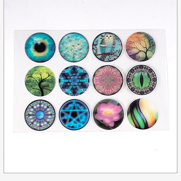 PandaHall Filler Stickers(No Adhesive on the back), for UV Resin, Epoxy Resin Jewelry Craft Making, Flat Round with Pattern, Mixed Color..., Multicolor
PandaHall Filler Stickers(No Adhesive on the back), for UV Resin, Epoxy Resin Jewelry Craft Making, Flat Round with Pattern, Mixed Color..., Multicolor