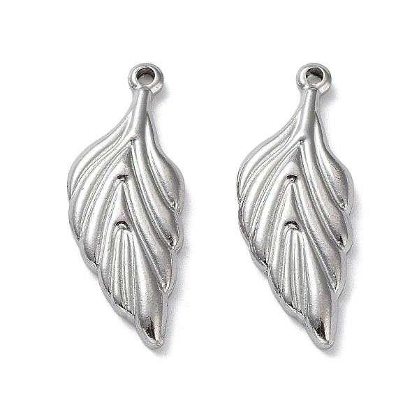 PandaHall 304 Stainless Steel Pendants, Leaf Charm, Stainless Steel Color, 27x11x3mm, Hole: 1.4mm 304 Stainless Steel Leaf
PandaHall 304 Stainless Steel Pendants, Leaf Charm, Stainless Steel Color, 27x11x3mm, Hole: 1.4mm 304 Stainless Steel Leaf