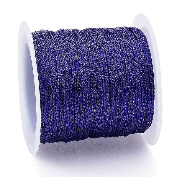 PandaHall Polyester Braided Metallic Cord, for DIY Braided Bracelets Making and Embroidery, Indigo, 0.4mm, 6-Ply, about 54.68 yards..., Purple
PandaHall Polyester Braided Metallic Cord, for DIY Braided Bracelets Making and Embroidery, Indigo, 0.4mm, 6-Ply, about 54.68 yards..., Purple
