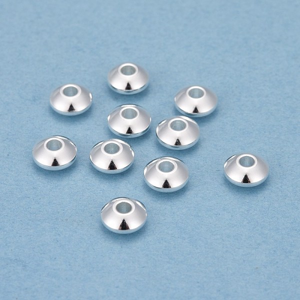 PandaHall 201 Stainless Steel Spacer Beads, Disc, Silver, 6x3mm, Hole: 2mm 201 Stainless Steel Disc
PandaHall 201 Stainless Steel Spacer Beads, Disc, Silver, 6x3mm, Hole: 2mm 201 Stainless Steel Disc