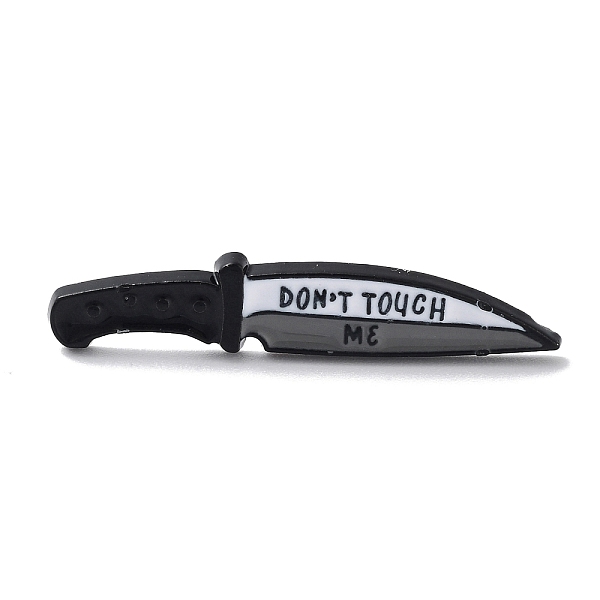 PandaHall Black Alloy Brooches, Enamel Pins, for Backpack Cloth, Knife, Word, 30x6x1.5mm Alloy+Enamel Word
PandaHall Black Alloy Brooches, Enamel Pins, for Backpack Cloth, Knife, Word, 30x6x1.5mm Alloy+Enamel Word