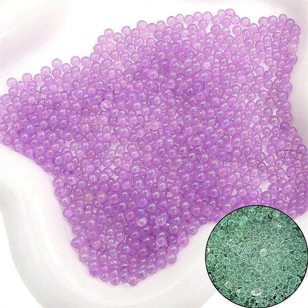 PandaHall Luminous Bubble Beads, DIY 3D Nail Art Decoration Mini Glass Beads, Tiny Caviar Nail Beads, Orchid, 2~2.5mm, about 2100pcs/bag...., Purple
PandaHall Luminous Bubble Beads, DIY 3D Nail Art Decoration Mini Glass Beads, Tiny Caviar Nail Beads, Orchid, 2~2.5mm, about 2100pcs/bag...., Purple