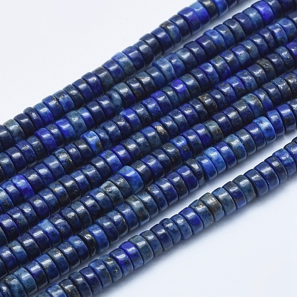 PandaHall Natural Lapis Lazuli Beads Strands, Dyed, Heishi Beads, Flat Round/Disc, 4x2~2.5mm, Hole: 0.5mm, about 200pcs/strand, 15.7 inch...
PandaHall Natural Lapis Lazuli Beads Strands, Dyed, Heishi Beads, Flat Round/Disc, 4x2~2.5mm, Hole: 0.5mm, about 200pcs/strand, 15.7 inch...