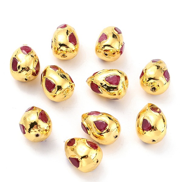 PandaHall Natural Quartz Beads, with Golden Brass Findings, Dyed, Teardrop, Red, 17x12.5~13x12.5~13mm, Hole: 1mm Other Quartz Teardrop Red
PandaHall Natural Quartz Beads, with Golden Brass Findings, Dyed, Teardrop, Red, 17x12.5~13x12.5~13mm, Hole: 1mm Other Quartz Teardrop Red