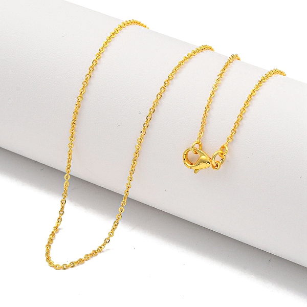 PandaHall Brass Cable Chain Necklaces for Women, Real 24K Gold Plated, 17.56 inch(446mm) Brass
PandaHall Brass Cable Chain Necklaces for Women, Real 24K Gold Plated, 17.56 inch(446mm) Brass