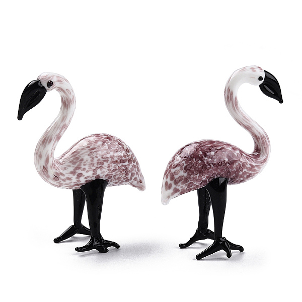 PandaHall Handmade Lampwork Home Decorations, 3D Flamingo Ornaments for Gift, Rosy Brown, 54.5~56.5x27.5~29x69~71mm Lampwork Bird
PandaHall Handmade Lampwork Home Decorations, 3D Flamingo Ornaments for Gift, Rosy Brown, 54.5~56.5x27.5~29x69~71mm Lampwork Bird