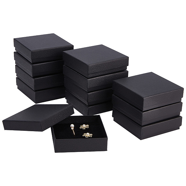 PandaHall 12Pcs Square Cardboard Necklace Box, Jewelry Storage Case with Velvet Sponge Inside, for Necklaces, Black, 8.8x8.8x2.65cm Paper...
PandaHall 12Pcs Square Cardboard Necklace Box, Jewelry Storage Case with Velvet Sponge Inside, for Necklaces, Black, 8.8x8.8x2.65cm Paper...
