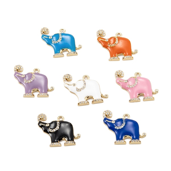 PandaHall Brass Micro Pave Clear Cubic Zirconia Pendants, with Enamel, Long-Lasting, Elephant, Real 18K Gold Plated, Mixed Color..., Multicolor
PandaHall Brass Micro Pave Clear Cubic Zirconia Pendants, with Enamel, Long-Lasting, Elephant, Real 18K Gold Plated, Mixed Color..., Multicolor