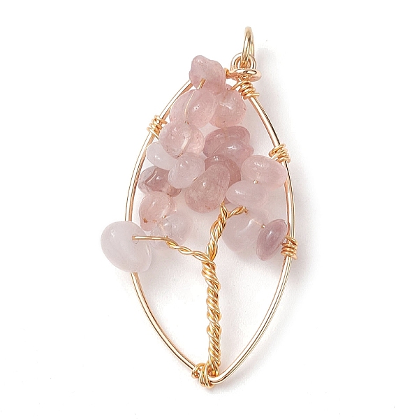 PandaHall Natural Rose Quartz Chip Pendants, Golden Plated Brass Leaf Charms, 35~37x17~19x4.5~6.5mm, Hole: 3.3mm Rose Quartz Leaf
PandaHall Natural Rose Quartz Chip Pendants, Golden Plated Brass Leaf Charms, 35~37x17~19x4.5~6.5mm, Hole: 3.3mm Rose Quartz Leaf