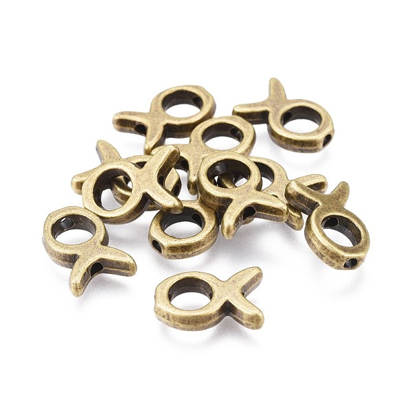 PandaHall Tibetan Style Bead Frames, Lead Free & Cadmium Free & Nickel Free, Antique Bronze Color, Jesus Fish/Christian Ichthys Ichthus, For...
PandaHall Tibetan Style Bead Frames, Lead Free & Cadmium Free & Nickel Free, Antique Bronze Color, Jesus Fish/Christian Ichthys Ichthus, For...