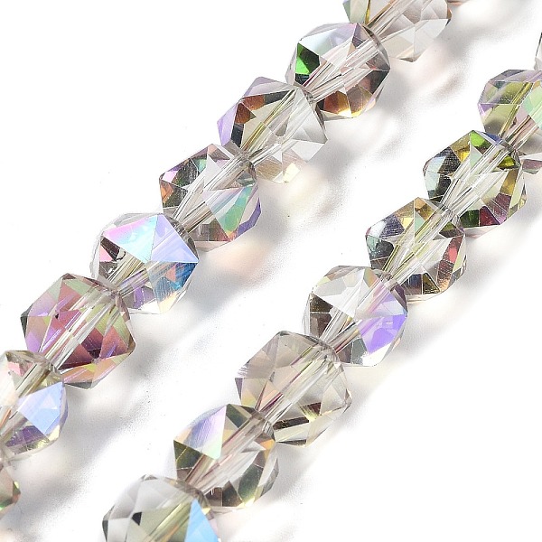 PandaHall Electroplate Glass Beads Strands, Half Plated, Polygon, Silver, 9x9x9mm, Hole: 1.4mm, about 60pcs/strand, 22.44''(57cm) Glass...
PandaHall Electroplate Glass Beads Strands, Half Plated, Polygon, Silver, 9x9x9mm, Hole: 1.4mm, about 60pcs/strand, 22.44''(57cm) Glass...