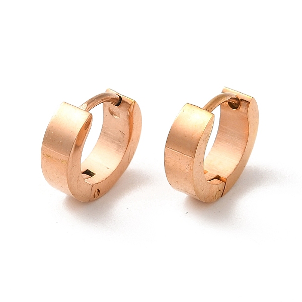 PandaHall Polishing Ion Plating(IP) 304 Stainless Steel Hoop Earrings, Rose Gold, 9x3mm 304 Stainless Steel Ring
PandaHall Polishing Ion Plating(IP) 304 Stainless Steel Hoop Earrings, Rose Gold, 9x3mm 304 Stainless Steel Ring