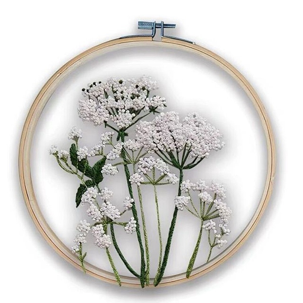 PandaHall DIY Transparent Fabric Embroidery Kits, with Polyurethane Elastic Fibre and Plastic Frame & Iron Needle & Colored Thread, Flower...
PandaHall DIY Transparent Fabric Embroidery Kits, with Polyurethane Elastic Fibre and Plastic Frame & Iron Needle & Colored Thread, Flower...