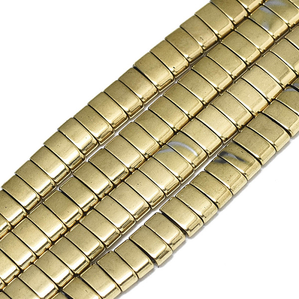 PandaHall Electroplate Non-magnetic Synthetic Hematite Multi-Strand Links, 2 Hole, for Tile Elastic Bracelets Making, Rectangle, Real 18K...
PandaHall Electroplate Non-magnetic Synthetic Hematite Multi-Strand Links, 2 Hole, for Tile Elastic Bracelets Making, Rectangle, Real 18K...