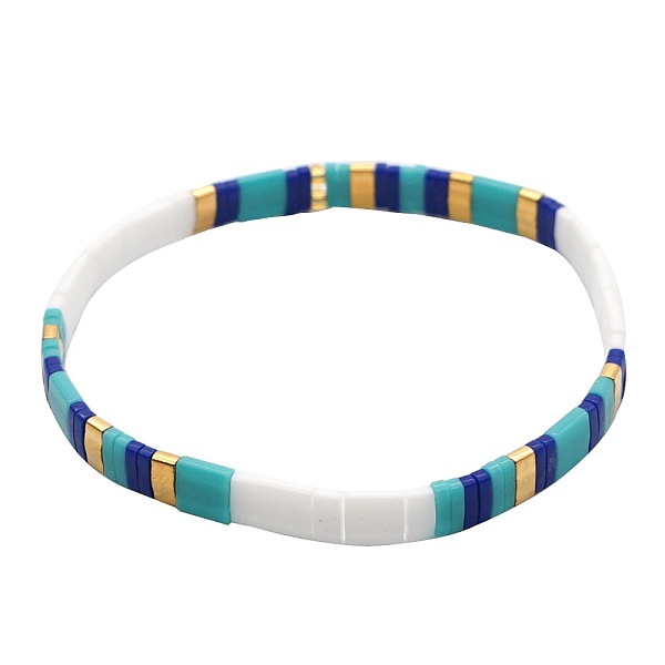 PandaHall Rainbow Bohemian Style Glass Beads Stretch Bracelets, Original Design Fashion Tila Beaded Bracelet for Women Glass
PandaHall Rainbow Bohemian Style Glass Beads Stretch Bracelets, Original Design Fashion Tila Beaded Bracelet for Women Glass