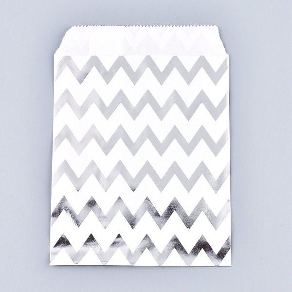 PandaHall Wave Pattern Eco-Friendly Paper Bags, Gift Bags, Shopping Bags, Rectangle, Silver, 18x13x0.01cm Paper Others Silver
PandaHall Wave Pattern Eco-Friendly Paper Bags, Gift Bags, Shopping Bags, Rectangle, Silver, 18x13x0.01cm Paper Others Silver