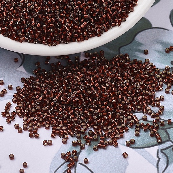 PandaHall MIYUKI Delica Beads, Cylinder, Japanese Seed Beads, 11/0, (DB1683) Silver Lined Glazed Dark Topaz, 1.3x1.6mm, Hole: 0.8mm, about..., Brown
PandaHall MIYUKI Delica Beads, Cylinder, Japanese Seed Beads, 11/0, (DB1683) Silver Lined Glazed Dark Topaz, 1.3x1.6mm, Hole: 0.8mm, about..., Brown