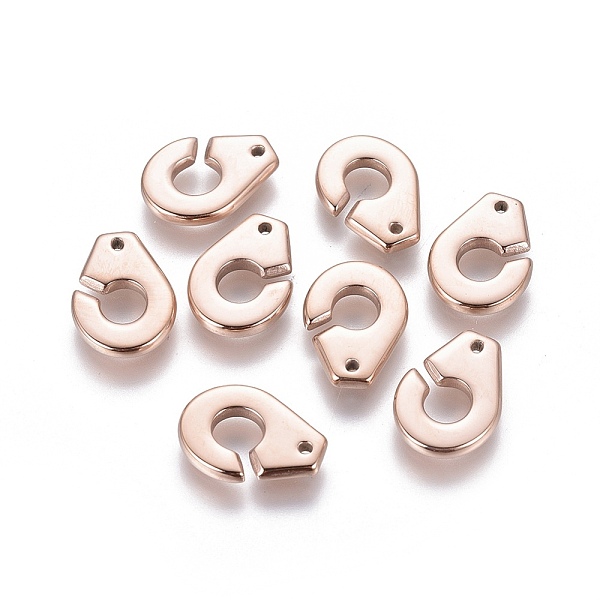 PandaHall Ion Plating(IP) 304 Stainless Steel Interlocking Clasps, Rose Gold, 23x11mm, Hole: 1.5mm 304 Stainless Steel
PandaHall Ion Plating(IP) 304 Stainless Steel Interlocking Clasps, Rose Gold, 23x11mm, Hole: 1.5mm 304 Stainless Steel