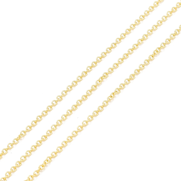 PandaHall Brass Cable Chains, Long-Lasting Plated, with Spool, Cadmium Free & Lead Free, Soldered, Real 18K Gold Plated, 2x1.5x0.2mm, about...
PandaHall Brass Cable Chains, Long-Lasting Plated, with Spool, Cadmium Free & Lead Free, Soldered, Real 18K Gold Plated, 2x1.5x0.2mm, about...