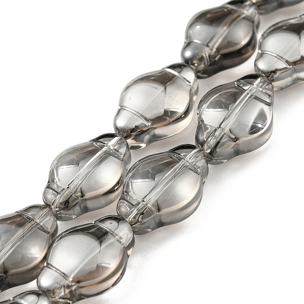 PandaHall Electroplate Transparent Glass Beads Strands, Pearl Luster Plated, Lantern, Black, 12.5x9x5.5mm, Hole: 1mm, about 50pcs/strand...
PandaHall Electroplate Transparent Glass Beads Strands, Pearl Luster Plated, Lantern, Black, 12.5x9x5.5mm, Hole: 1mm, about 50pcs/strand...
