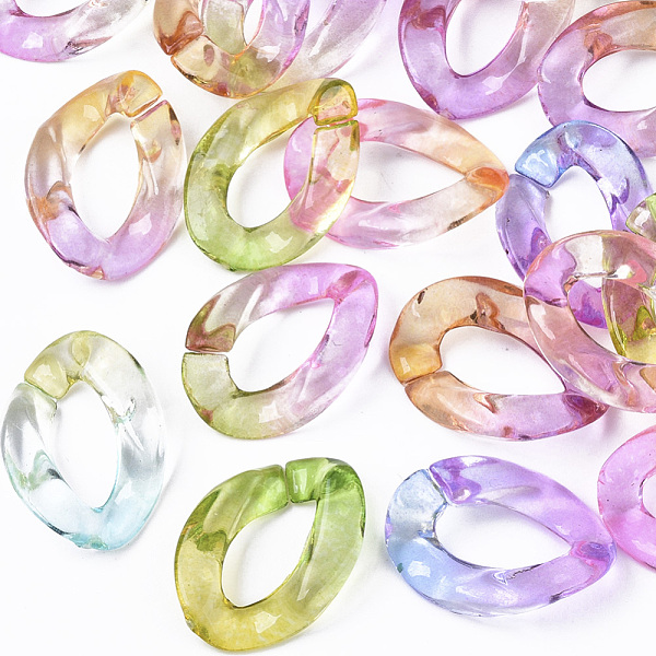 PandaHall Two Tone Transparent Acrylic Linking Rings, Quick Link Connectors, for Curb Chains Making, Twist, Mixed Color, 23x17x4.5mm, Inner..., Multicolor
PandaHall Two Tone Transparent Acrylic Linking Rings, Quick Link Connectors, for Curb Chains Making, Twist, Mixed Color, 23x17x4.5mm, Inner..., Multicolor
