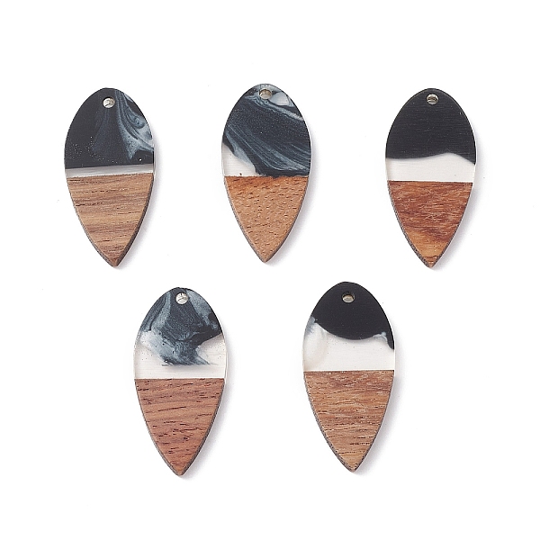 PandaHall Resin & Walnut Wood Pendants, Two Tone Geometric Charms, Horse Eye, 38x18x2.5mm, Hole: 2mm Wood Horse Eye
PandaHall Resin & Walnut Wood Pendants, Two Tone Geometric Charms, Horse Eye, 38x18x2.5mm, Hole: 2mm Wood Horse Eye