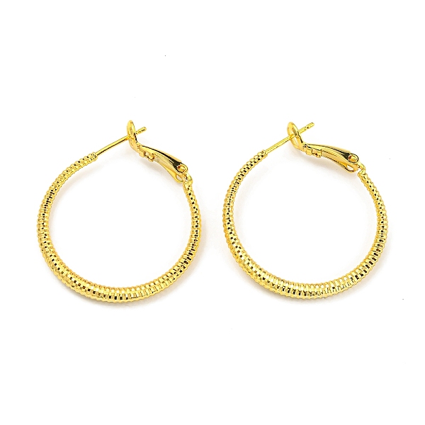 PandaHall Twisted Big Ring Huggie Hoop Earrings for Girl Women, Long-Lasting Plated Brass Earrings, Real 18K Gold Plated, 34.7x29x2.8mm, Pin...
PandaHall Twisted Big Ring Huggie Hoop Earrings for Girl Women, Long-Lasting Plated Brass Earrings, Real 18K Gold Plated, 34.7x29x2.8mm, Pin...