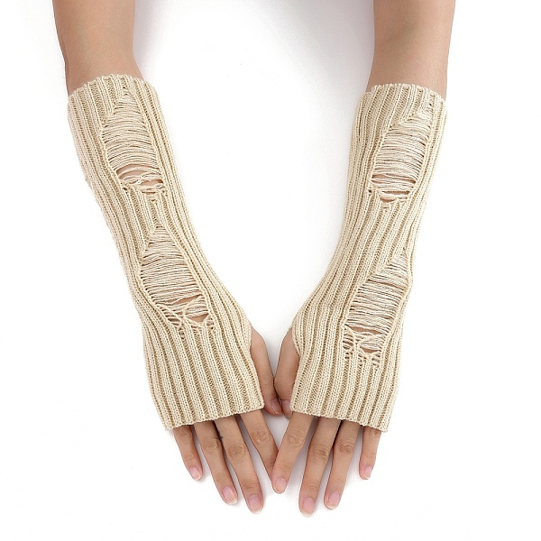 PandaHall Acrylic Fiber Yarn Knitting Fingerless Gloves, Winter Warm Gloves with Thumb Hole, Cornsilk, 200x70mm Fibre Gold
PandaHall Acrylic Fiber Yarn Knitting Fingerless Gloves, Winter Warm Gloves with Thumb Hole, Cornsilk, 200x70mm Fibre Gold