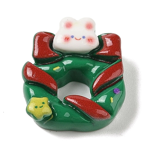 PandaHall Christmas Rabbit Theme Opaque Resin Decoden Cabochons, Christmas Wreath, 22.5x20.5x8.5mm Resin Christmas Wreath
PandaHall Christmas Rabbit Theme Opaque Resin Decoden Cabochons, Christmas Wreath, 22.5x20.5x8.5mm Resin Christmas Wreath