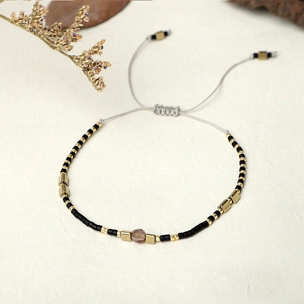 PandaHall Bohemian Style Handmade Braided Friendship Bracelet with Semi-Precious Beads for Women, Mixed Color, 0.1cm Glass Multicolor
PandaHall Bohemian Style Handmade Braided Friendship Bracelet with Semi-Precious Beads for Women, Mixed Color, 0.1cm Glass Multicolor
