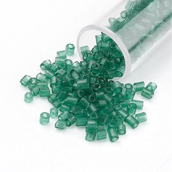 PandaHall 11/0 Two Cut Round Hole Glass Seed Beads, Hexagon, Transparent Colours, Dark Cyan, 2x2mm, Hole: 0.5mm, about 41000pcs/pound Glass...
PandaHall 11/0 Two Cut Round Hole Glass Seed Beads, Hexagon, Transparent Colours, Dark Cyan, 2x2mm, Hole: 0.5mm, about 41000pcs/pound Glass...