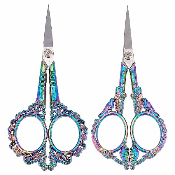 PandaHall SUNNYCLUE 2Pcs Sewing Embroidery Scissors Detail Shears Vintage Sharp Tip Scissor Stainless Steel Scissors for Cutting Fabric...
PandaHall SUNNYCLUE 2Pcs Sewing Embroidery Scissors Detail Shears Vintage Sharp Tip Scissor Stainless Steel Scissors for Cutting Fabric...