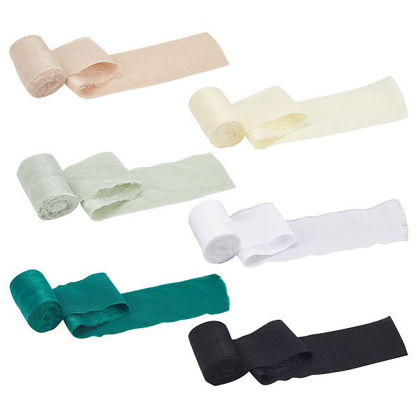 PandaHall BENECREAT 6 Rolls 6 Colors Polyester Ribbons, Raw Edges, Mixed Color, 2 inch(50mm), about 3 yards/roll, 1 roll/color Polyester..., Multicolor
PandaHall BENECREAT 6 Rolls 6 Colors Polyester Ribbons, Raw Edges, Mixed Color, 2 inch(50mm), about 3 yards/roll, 1 roll/color Polyester..., Multicolor